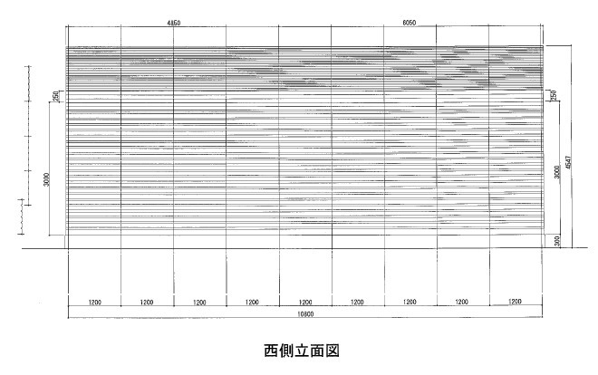 仮称　鹿渡ストレージの区画図