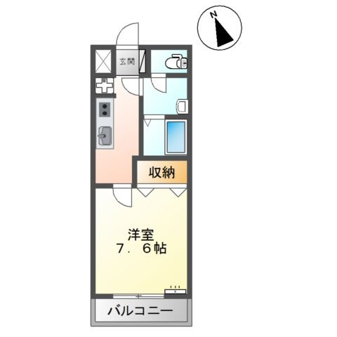 サンライズＫの間取り
