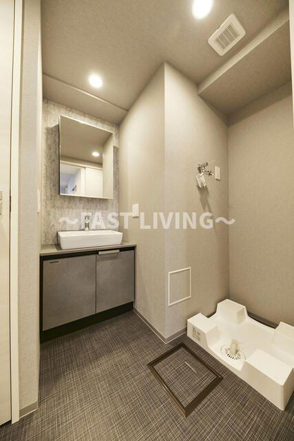 ザ・ライオンズフォーシア八丁堀の洗面所