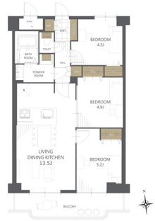 【間取り】ルミネ藤井寺 