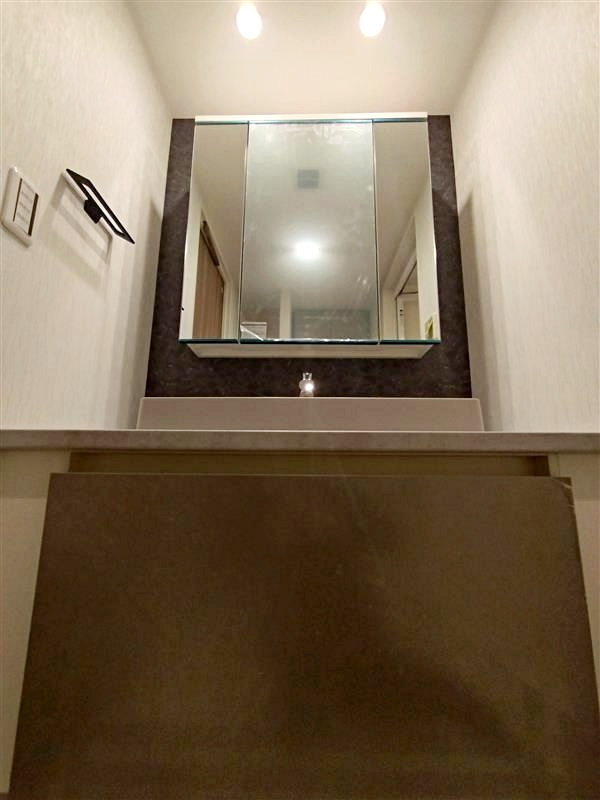 クオス藤沢の独立洗面台