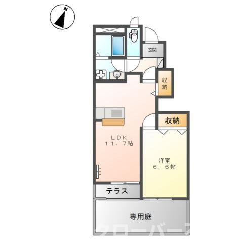 ヴァンルージュⅡの間取り