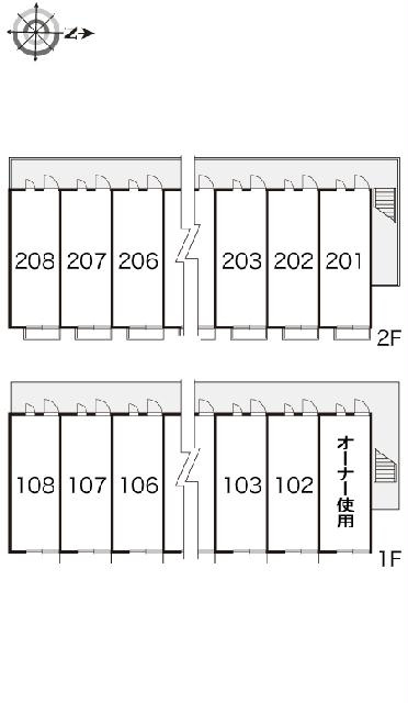 レオパレスヴィラ ラビニアの区画図