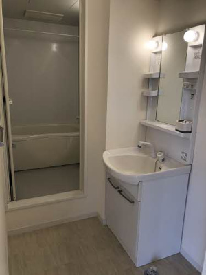 【洗面所】 | グランラシュレ A棟 | 洗髪洗面化粧台