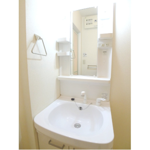 ガーデンコート富士見台の洗面所