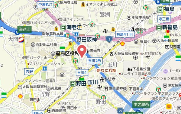 【地図】 | プレサンス福島吉野ミナージ