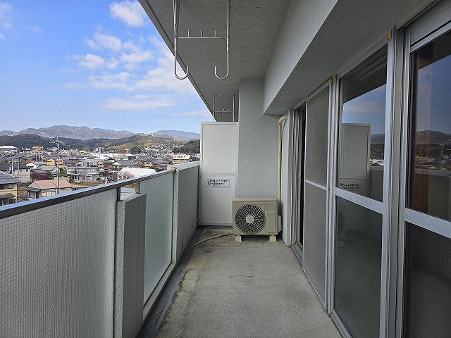 アーネスト鴨部のバルコニー