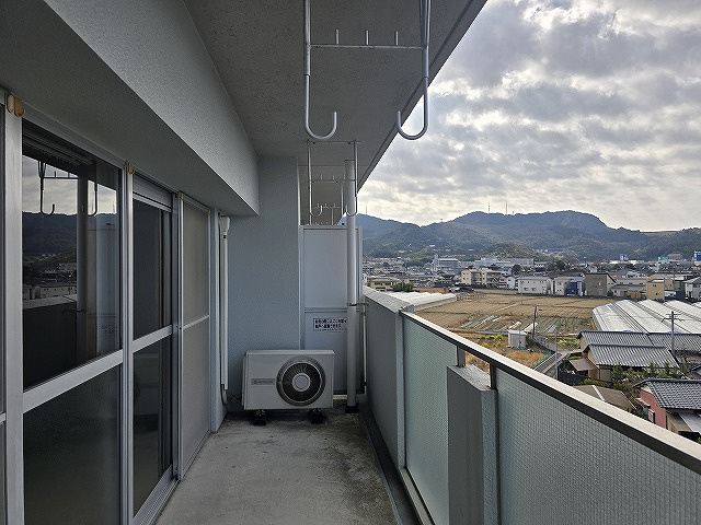 アーネスト鴨部のバルコニー