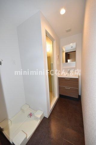 ブリーズガーデン京町堀　民泊可能の洗面所