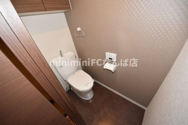 ブリーズガーデン京町堀　民泊可能のトイレ