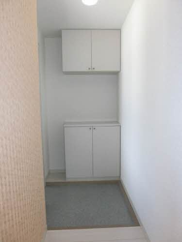 カーサ焼山中央A棟の玄関