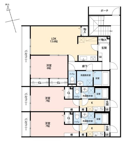 【区画図】 | Apartments椎名町