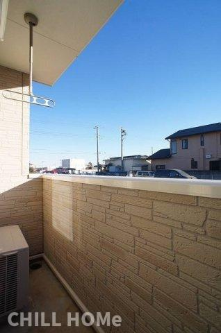 グレイスＢのバルコニー|当社、チルホームのHPもご覧ください(^^)/物件情報多数♪