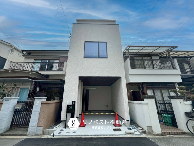 東大阪市花園東町2丁目の外観|2025年11月完成の新築戸建て！
フラット35S利用可能◎
