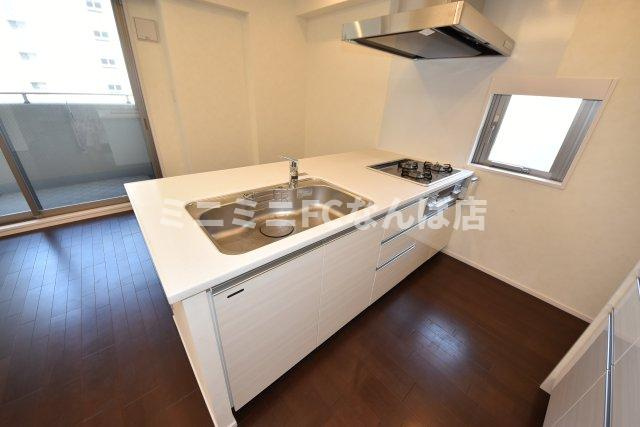 大阪市西区江戸堀３丁目の賃貸マンションのキッチン