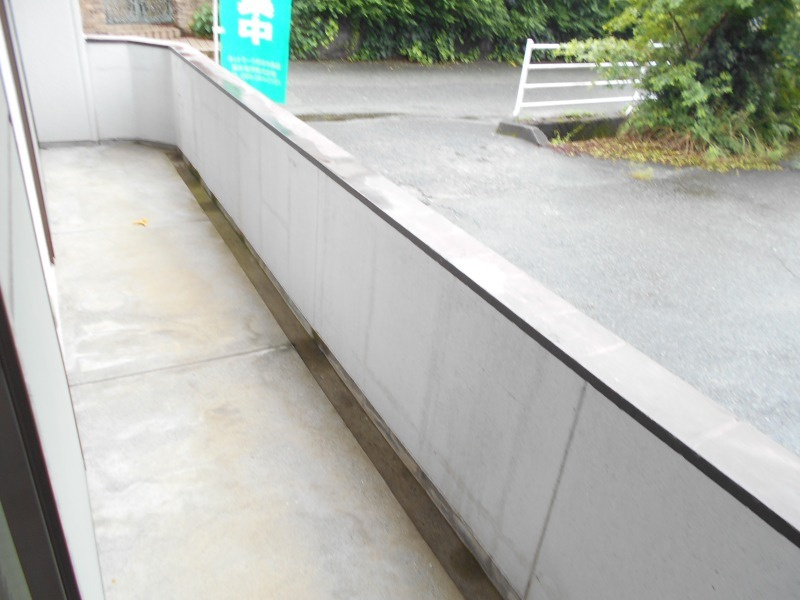 熊本市中央区国府４丁目の賃貸マンションのバルコニー