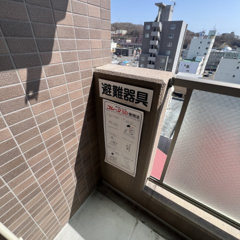サンヴェール中央のバルコニー