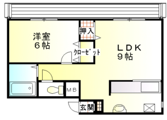 コーポグリーンヒルの間取り