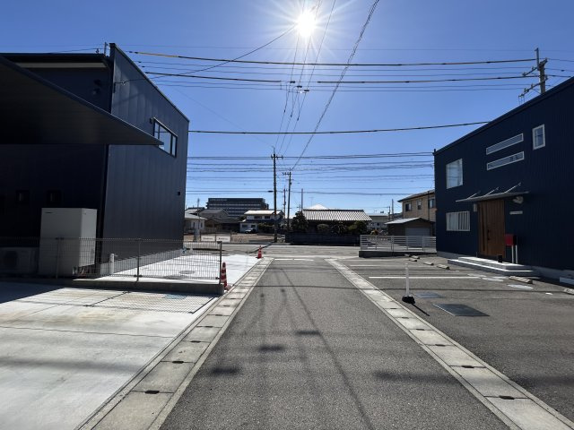 阿南市領家町室ノ内新築の前面道路含む現地写真