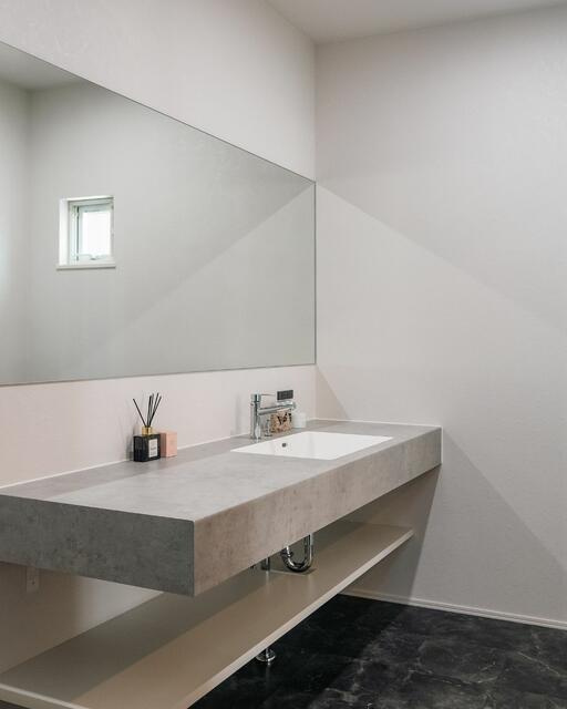 阿南市領家町室ノ内新築の洗面所