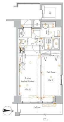 シャルム亀戸の間取り