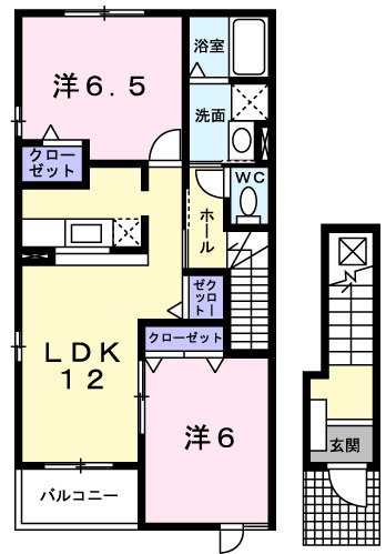 アルドーレの間取り|間取図