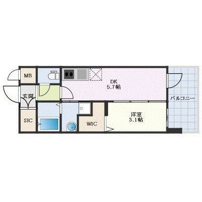 【間取り】 | エステムコート大阪プリューム