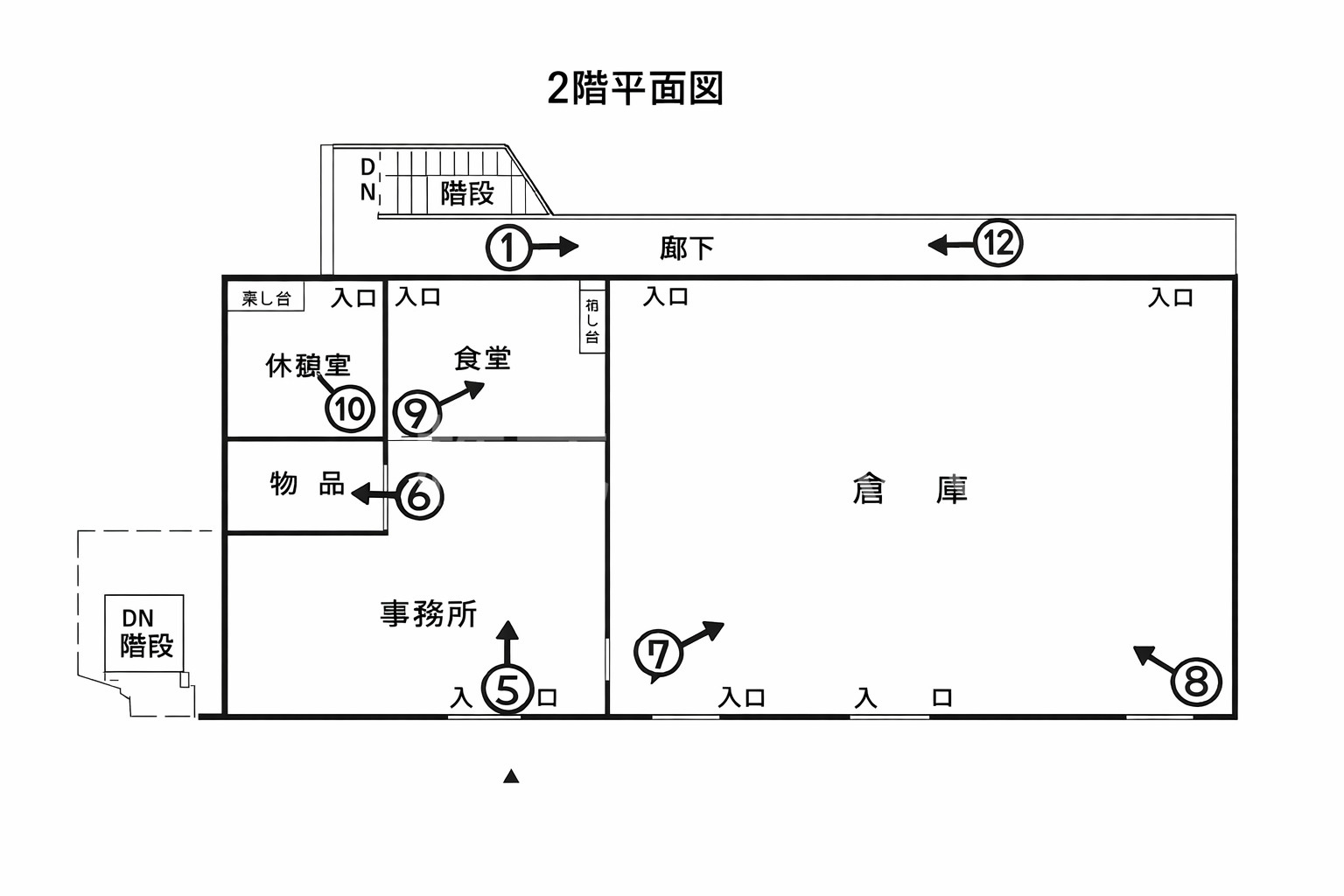 泉南郡岬町淡輪 貸工場.倉庫の間取り