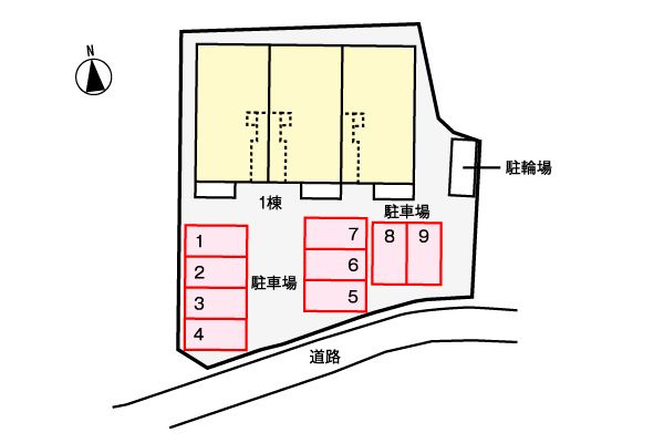 プレシャスみのり　　　刈谷市の賃貸はクラスホーム刈谷店の駐車場