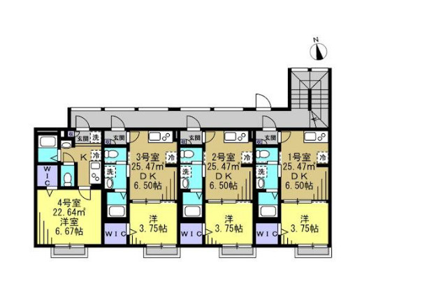 【間取り】 | 千葉市中央区浜野町の一棟売りアパート