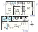 小平市花小金井第18　全2棟　2号棟の画像