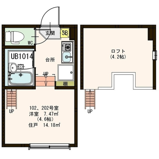 Giardinoの間取り