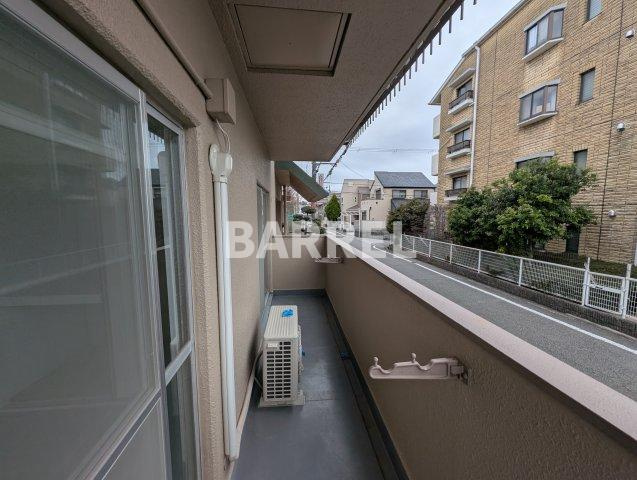 ヴィラ箕面のバルコニー