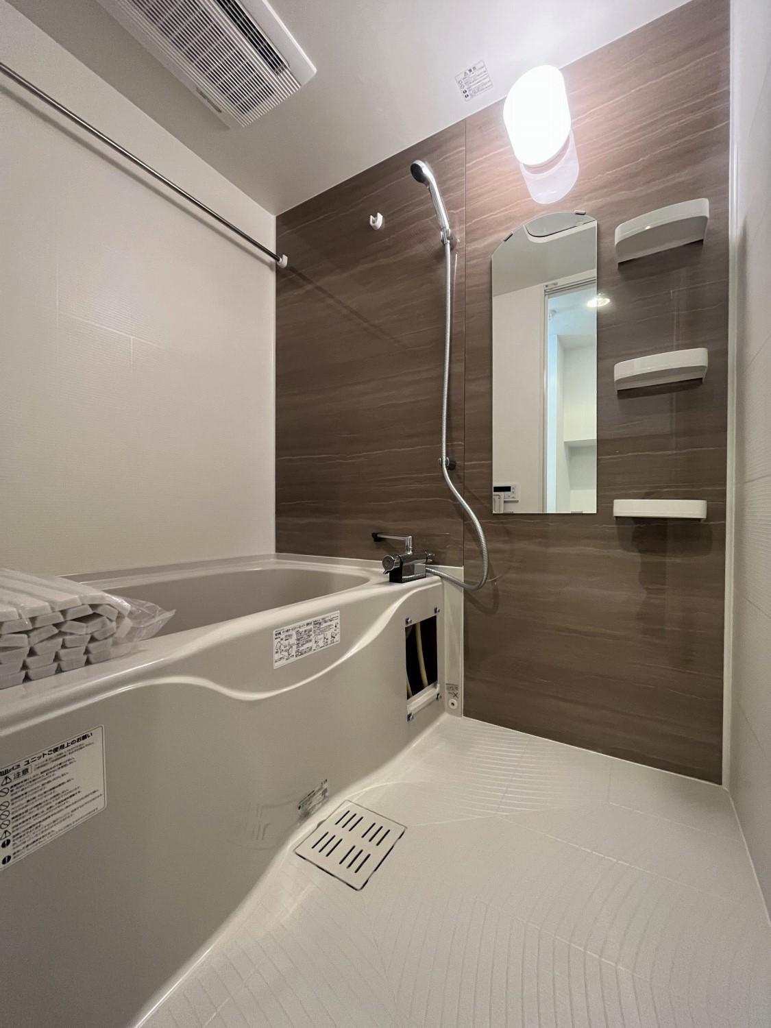 ボワットノワールの浴室|きれいなお風呂です