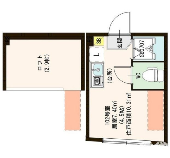 【間取り】 | ハーモニーテラス北大塚