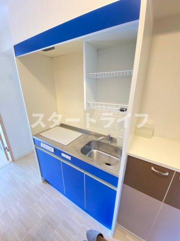 大阪市東淀川区東中島１丁目の賃貸マンションのキッチン