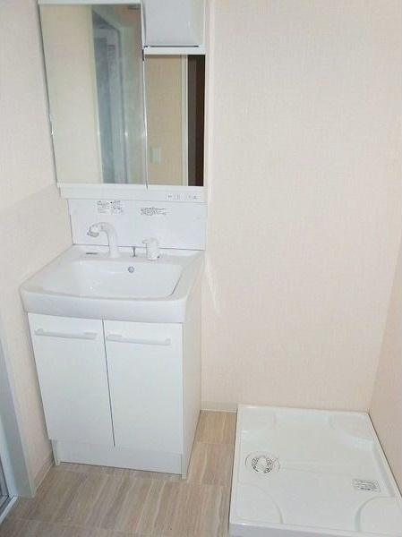 プランドール那古野の洗面所