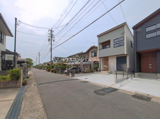 【前面道路含む現地写真】 | 名古屋市中川区水里5丁目289【仲介手数料無料】新築一戸建て　1号棟