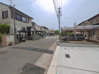 【前面道路含む現地写真】 | 名古屋市中川区水里5丁目289【仲介手数料無料】新築一戸建て　1号棟