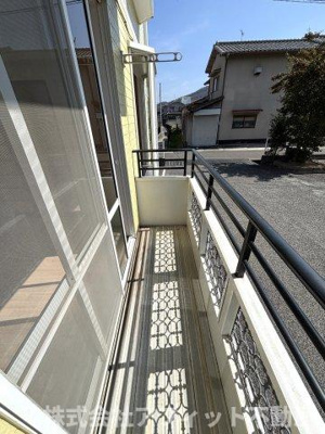 【バルコニー】 | ヴィラ丹波屋A | 南向き