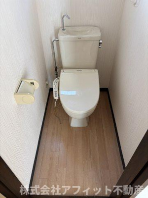 【トイレ】 | ヴィラ丹波屋A | 温水洗浄暖房便座