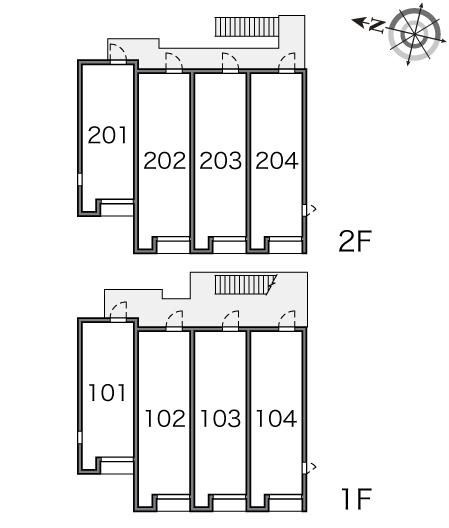 レオネクストゼフィールの区画図