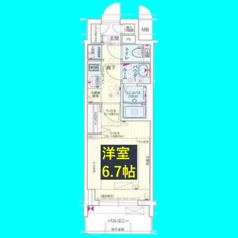 プレサンス大曽根駅前ファーストの間取り