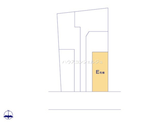 【区画図】 | 名古屋市名東区猪子石２丁目913-3【仲介手数料無料】新築一戸建て　E号棟