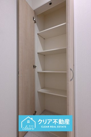【収納】 | 太田市鳥山中町　ブルーミングガーデン | ランドリー収納♪