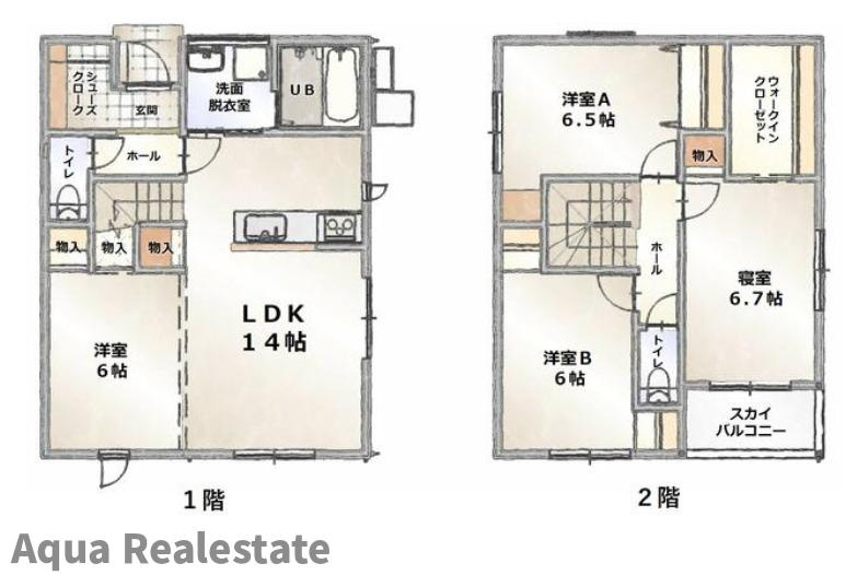 リラクス円座Ⅴの間取り