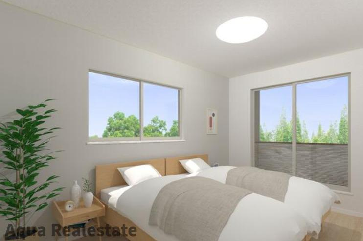 リラクス円座Ⅴの寝室|ゆったりとしたリビングです