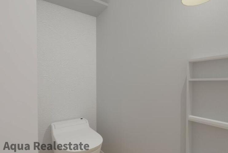 リラクス円座Ⅴのトイレ|落ち着いたトイレです