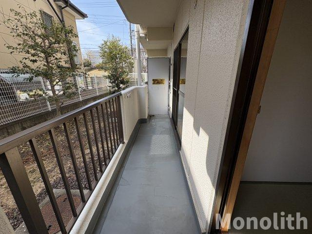 スプルース泉ヶ丘のバルコニー