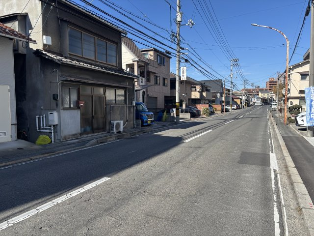 南区宇品御幸1丁目の前面道路含む現地写真